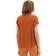 Tom Tailor Women's Crinkle Structure Blouse - Terracotta Brown