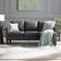 HOME DETAIL L-Shaped Grey Sofa 188cm 3 Seater