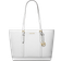 Michael Kors Jet Set Travel Large Saffiano Leather Tote Bag - Optic White