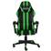 vidaXL Racing chair artificial leather - Black /Green