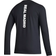 Adidas Men's Black Real Madrid Vertical Wordmark Long Sleeve T-shirt