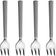 Georg Jensen Bernadotte Fourchette à Gâteau 13.7cm 4pcs