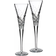 Waterford Wishes Happy Celebrations Toasting Flutes Champagne Glass 20.7cl 2pcs