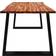 vidaXL Live Edge Pub Brown Dining Table 90x180cm