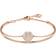 Swarovski Meteora Bangle - Rose Gold/Transparent