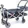 Creative Outdoor Distributor Wagon for Kids Push Pull Collapsible Stroller with Canopy Folding Cart