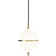 Rebello Decor Eternal Moonlight Medium Raw Brass/Opal/Black Pendellampa ∅ 22cm