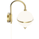 Rebello Decor Eternal Moonlight Small Raw Brass/Opal/White Väggarmatur ∅ 25cm