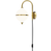 Rebello Decor Eternal Moonlight Small Raw Brass/Opal/Black Väggarmatur ∅ 25cm
