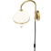 Rebello Decor Eternal Moonlight Small Raw Brass/Opal/Black Väggarmatur ∅ 25cm