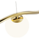 Rebello Decor Circle Of Life Brass/Opal Pendel ∅ 65cm
