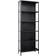 Nordal 20522 Black Glass Cabinet 80x214cm