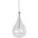 ET2 Lighting Larmes Polished Chrome Pendant Lamp 4.5"