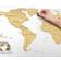 Luckies Scratch Map Scratch Card Classic Multicolored Wall Decoration