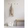 Moebe Wooden Smoked Oak Coat Hook 3.8cm