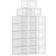 Songmics Boxes for Closet Transparent & White Shoe Rack 13.7x7.4" 18pcs
