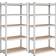 Songmics 5-Tier Storage Silver Reolsystem 90x180cm