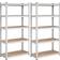 Songmics 5-Tier Storage Silver Shelving System 90x180cm