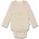 Petit Piao Striped Long Sleeve Bodysuit - Simple Taupe