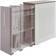 Mauser Tall Pull-out Pure White/Beige Gray Storage Cabinet 43.2x102.5cm