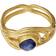 Maanesten Edith Ring - Guld/blå