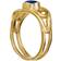 Maanesten Edith Ring - Guld/blå