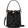 Tory Burch Mini T monogram Bucket Bag - Black