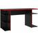 Madesa Gaming Computer Desk - Black/Red