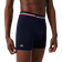 Lacoste Long Stretch Cotton Boxer Brief 3-pack - Navy Blue/White