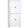 Homcom Kitchen Pantry White Storage Cabinet 31.5x71.8"