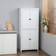 Homcom Kitchen Pantry White Storage Cabinet 31.5x71.8"