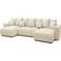 BOBOCHIC Panoramic Beige Sofa 6-Sitzer