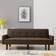 KINWELL Nathalia Brown Sofa 75" 3 Seater