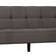 Bed Bath & Beyond Convertible Grey Sofa 75" 3 Seater