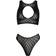 Cottelli Collection Top plus Slip mit funkelndem Allover-Strassbesatz