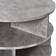 Homcom 2 Tier Side End Cement Grey Coffee Table