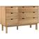 vidaXL Otta Brown Chest of Drawer 111x73.5cm