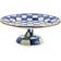Mackenzie-Childs Royal Check Small Pedestal Serving Platter & Tray