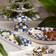 Mackenzie-Childs Royal Check Small Pedestal Serving Platter & Tray