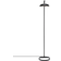 DFTP Versale Black Floor Lamp 140cm