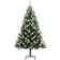 vidaXL Snow Hinged Green/White Árbol de Navidad 240cm