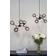 Halo Design Atom Smoke/Black Pendant Lamp 57cm