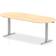 Inbox Zero Impulse Maple Writing Desk 100x240cm