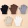 Shein Baby Kids Solid Color Winter Warm Gloves