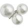 Stine A Three Berries Earrings - Silver/Pearls