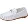 Josmo Kid's Moccasin Driving Loafers - White