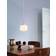 DYBERG LARSEN Arp Opal/Brass Pendant Lamp ∅ 15cm