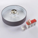 Lindby Sebatin Grey/White/Nickel Ceiling Flush Light ∅ 50cm