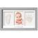 Keababies Baby Handprint & Footprint Keepsake Duo Frame