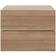 Nexera James Brown Oak Bedside Table 18.8x23.8"